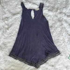 Altar’d State Crochet Trim Tunic Tank Top Size XS